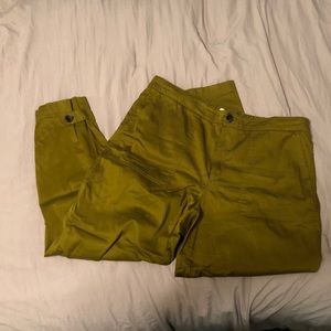 Lou & Grey mustard/tan XL utility pants